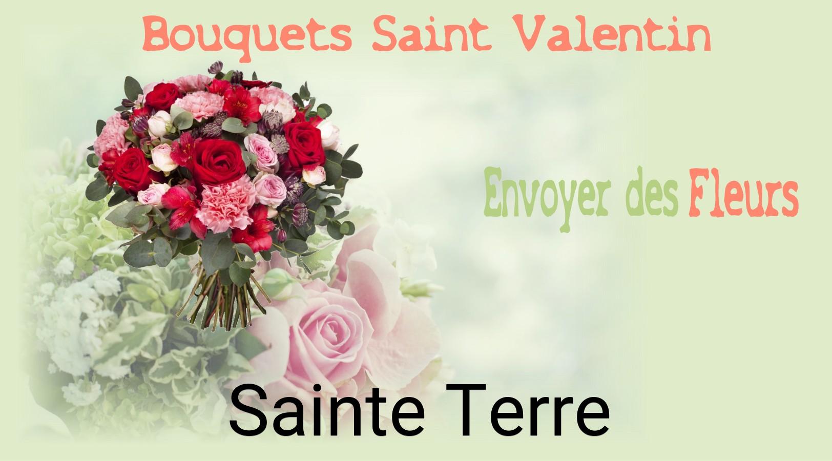 Roses de Saint-Valentin livrées à Sainte-Terre